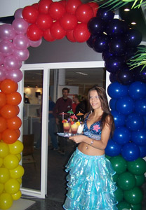 ontvangst met een cocktail