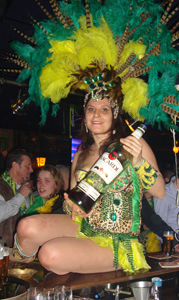 ontvangst met een shot